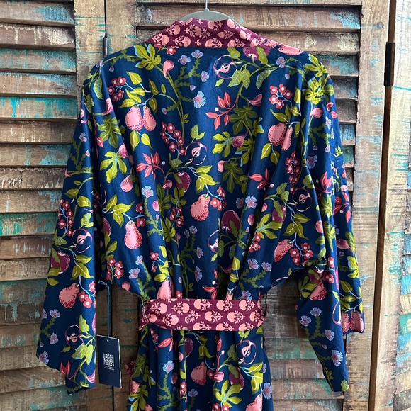 NWT Printfresh Robe in Pomme & Poire Size L/XL - Picture 6 of 7